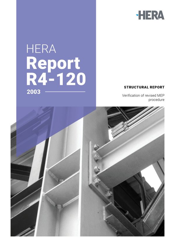 HERA R4-120: Verification of revised MEP procedure