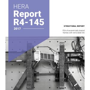 HERA R4-145: Finite element analysis of eccentrically braced frames with removable link