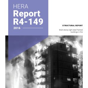 HERA R4-149: Specific design for multi-story light steel framed buildings in fire