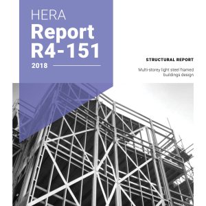 HERA Report R4-151: Specific Design for Multi-storey Light Steel Framed Buildings