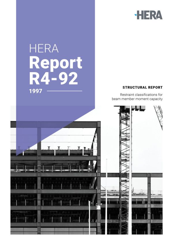 HERA R4-92: Restraint classifications for beam member moment capacity determination to NZS 3404