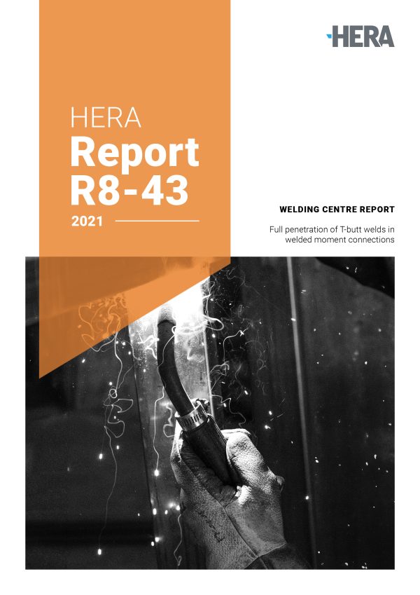 HERA Report R8-43: Full penetration of T-butt welds in welded moment connections