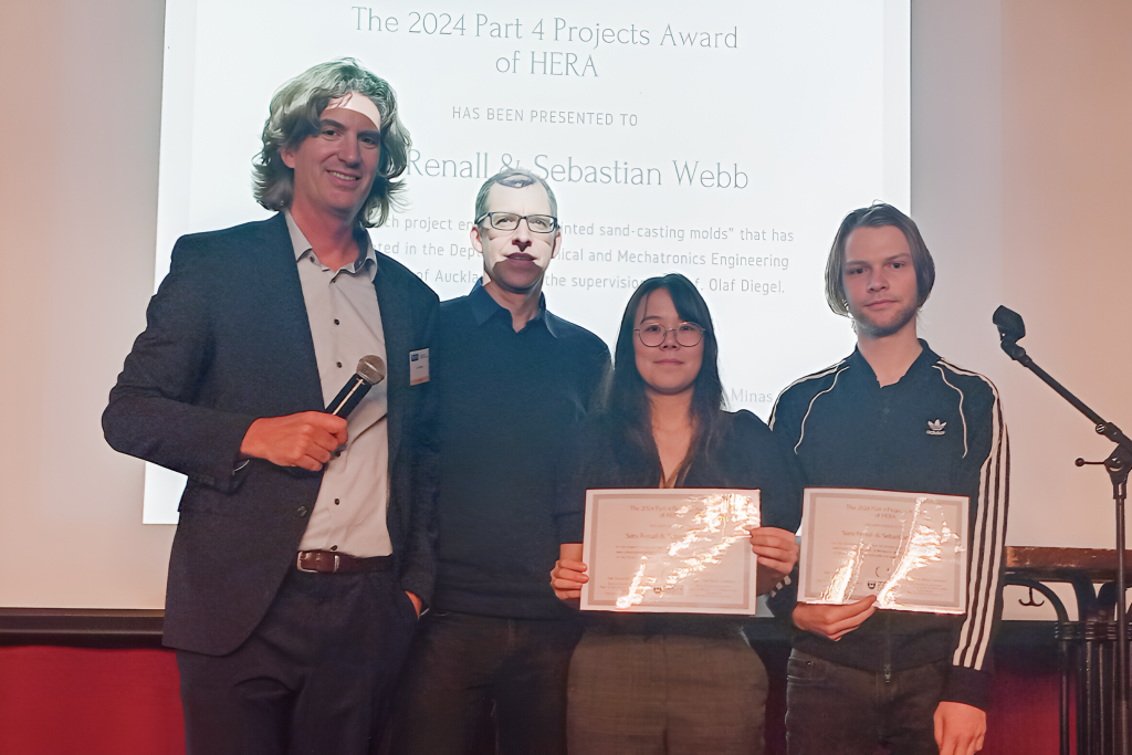 UoA HERA Prize 2024 – 3D printed sandcasting moulds