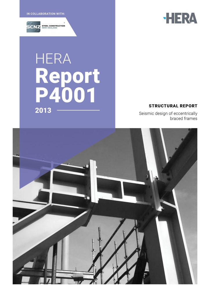 HERA P4001: Seismic design of eccentrically braced frames (2013)