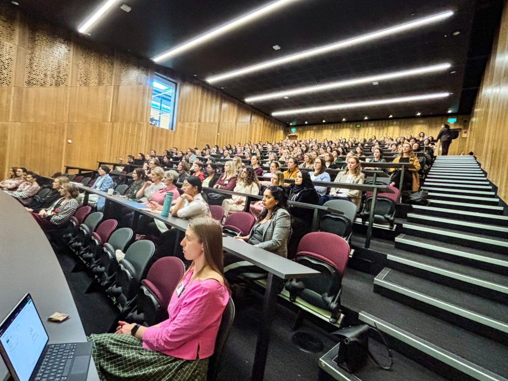 Audience attendees at the AWEC Symposium.